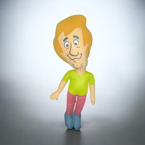 Scooby Doo Shaggy Toy Factory Retro 17”Kids Plush Toy Green Shirt and Blue Pants
